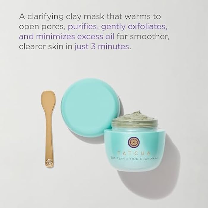 TATCHA The Clarifying Clay Mask | Exfoliating Pore Treatment Creates a Warming Sensation To Open & Purify Pores, 50 ml | 1.7 oz - Image 2