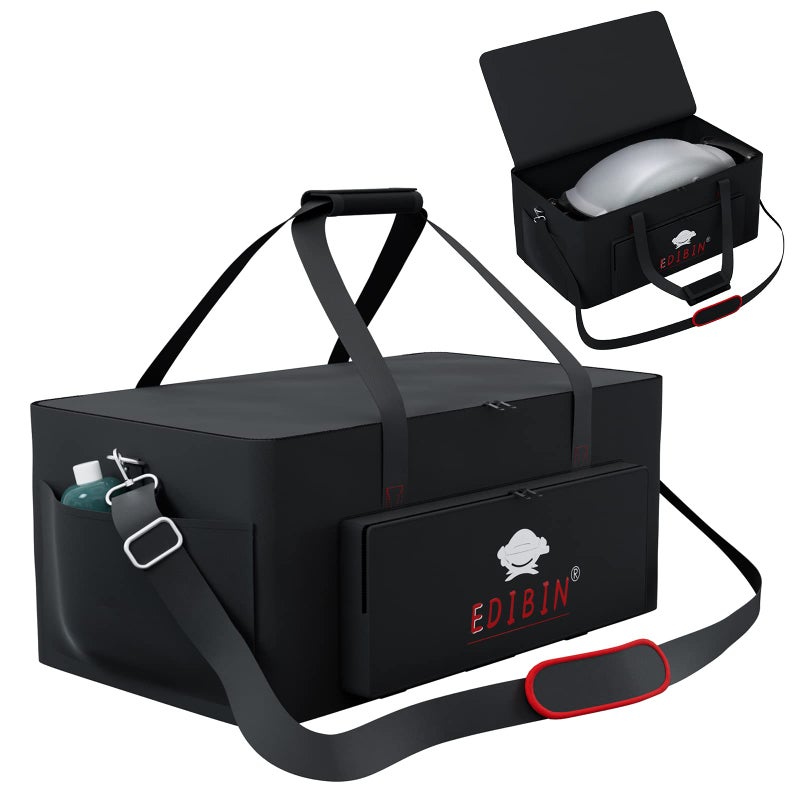 EDIBIN Grill Carry Bag for Weber Q1200 Q1000 Liquid Propane Portable Gas GrillCompatible with Weber Q1400 electric grill Bag for Travel and Camping600D Heavy Duty Weather Resistant - Image 2