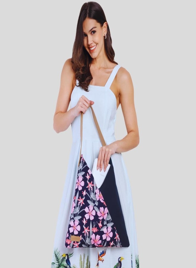 HAMELIN Origami Chic Day Tote Bag for Women | Stylish Big Tote Bag for College Girls & Shopping | Laptop Tote | Travel & Office Use Handbag | Unique Design | Oleandar Love - Image 4