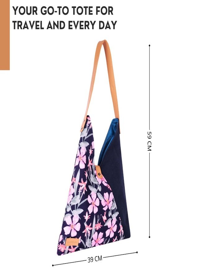 HAMELIN Origami Chic Day Tote Bag for Women | Stylish Big Tote Bag for College Girls & Shopping | Laptop Tote | Travel & Office Use Handbag | Unique Design | Oleandar Love - Image 3