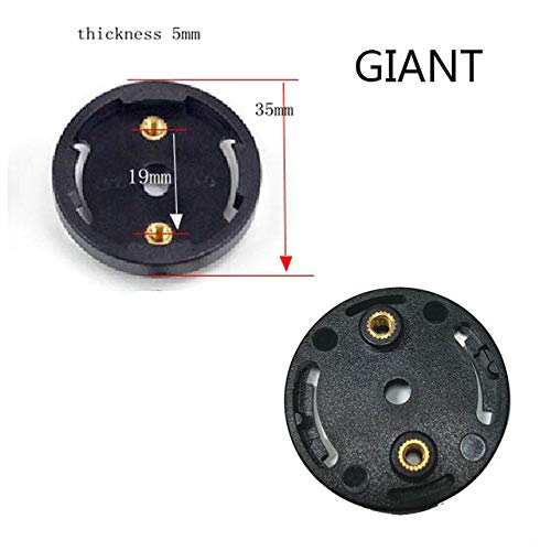 Trigo Bicycle Bike Computer Mount Insert Kit Base Adaper for Garmin K-Edge Bryton Wahoo MIO Giant Out Front Replacement Co-Polymer（Wahoo - Image 4