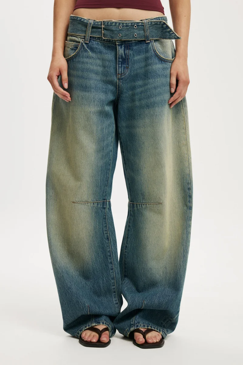 Cotton On  LOW BARREL JEAN for Women | Best Price UAE