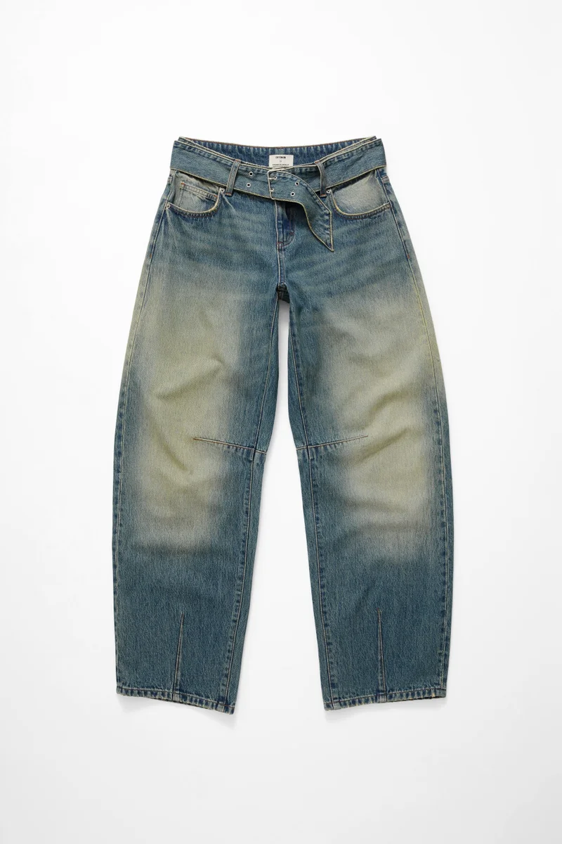 كوتون اون جين بخصر منخفض