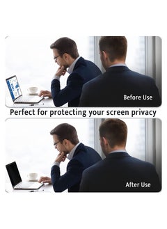 KASTWAVE Privacy Screen for Macbook Air 13 Inch(2018-2021, M1)/Macbook Pro 13 In(2016-2022, M1, M2), Magnetic Removable Anti Blue Light Glare Filter Privacy Screen Protector for Mac 13In Laptop  - Image 3