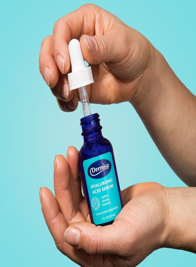 Dermisa Hyaluronic Acid Face Serum 1% Pure Hyaluronic Acid, Vitamin B5, Beta-Glucan | Intense Moisturizer For All Skin Types | Paraben & Fragrance-Free - Image 3