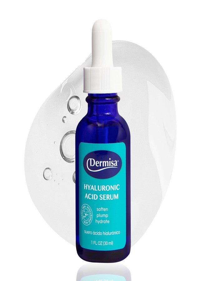 Dermisa Hyaluronic Acid Face Serum 1% Pure Hyaluronic Acid, Vitamin B5, Beta-Glucan | Intense Moisturizer For All Skin Types | Paraben & Fragrance-Free - Image 1