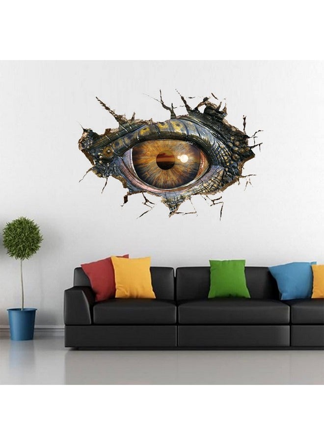 CHengQiSM - Dinosaur Wall Sticker Tyrannosaurus Rex Wall Decals Children Room Decoration Diy Sticker (Big Eye New) - Image 1