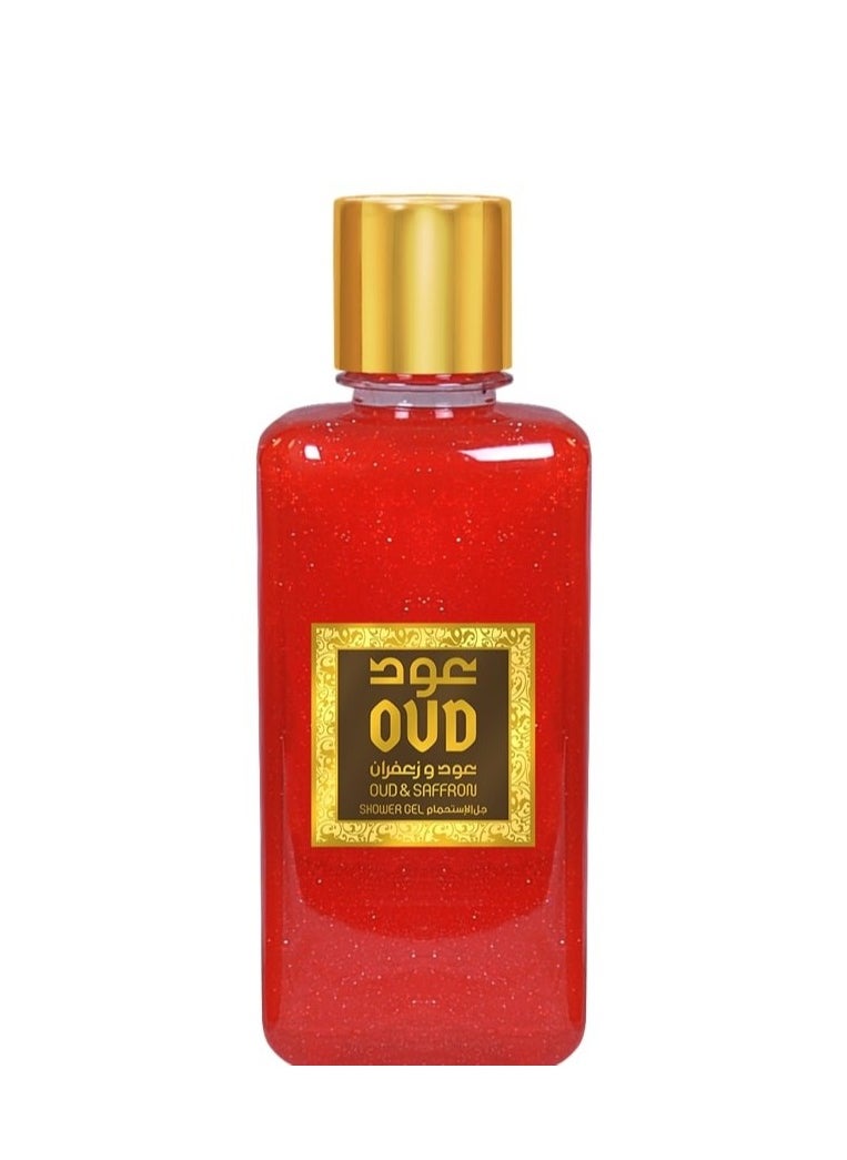 Oud Luxury Collection Oud & Saffron Shower Gel 300ml  - Image 2