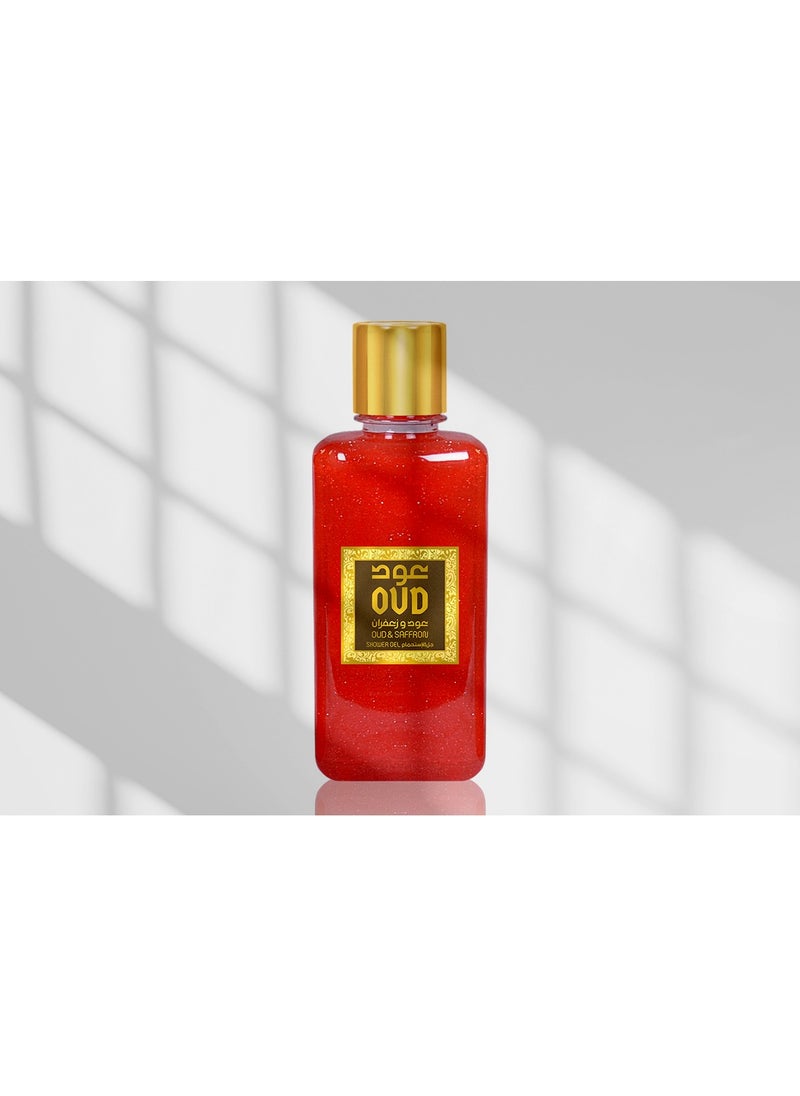 Oud Luxury Collection Oud & Saffron Shower Gel 300ml  - Image 1