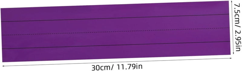 Operitacx 4pcs Magnetic Dry Erase Strips Reusable for Classroom Management Large Writable Surface Easy Attachment to Surfaces Teacher Supplies - Image 2