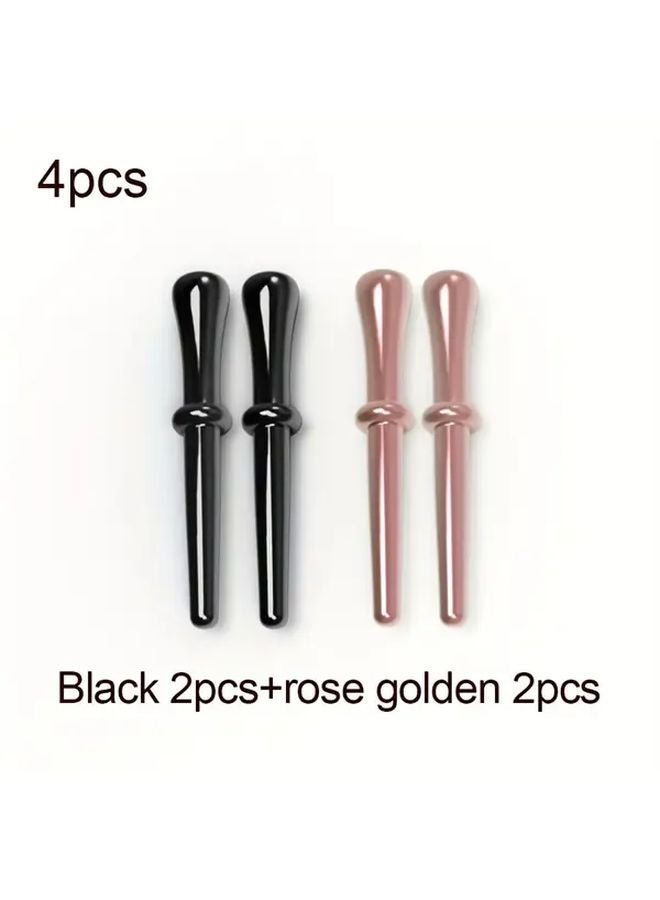 مجموعة ألواح لعبة الورق من Gunmetal Rose الذهبية مع 4 قطع معدنية متينة لأمسيات الألعاب العائلية - Image 1