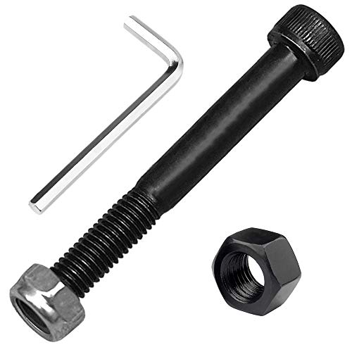 OTFAITP Pro Scooter Axle M8 8mm X 28mm-130mm Multiple Size 12.9 Grade Carbon Steel for Front Rear Wheel Freestyle Scooter Grinds - Image 1
