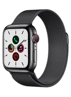 HEXABEX Apple Watchband Compatible with 42mm(Series 10)/41mm/40mm/38mm Milanese Apple Watch Strap for Apple Watch All Series Black  - Image 1
