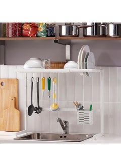 erorex Dish drainer, white/extendable  - Image 3