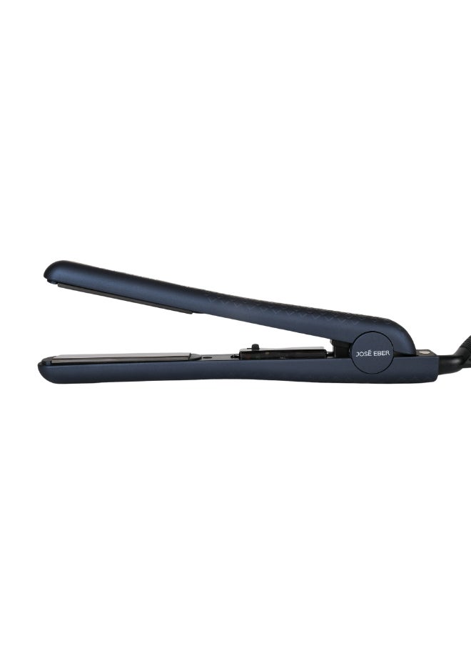JOSE EBER Pure Ceramic Flat Iron - Frizz-Free Styling Hair Straightener For Salon-Quality Results- Dual Voltage Travel Iron Blue  - Image 3