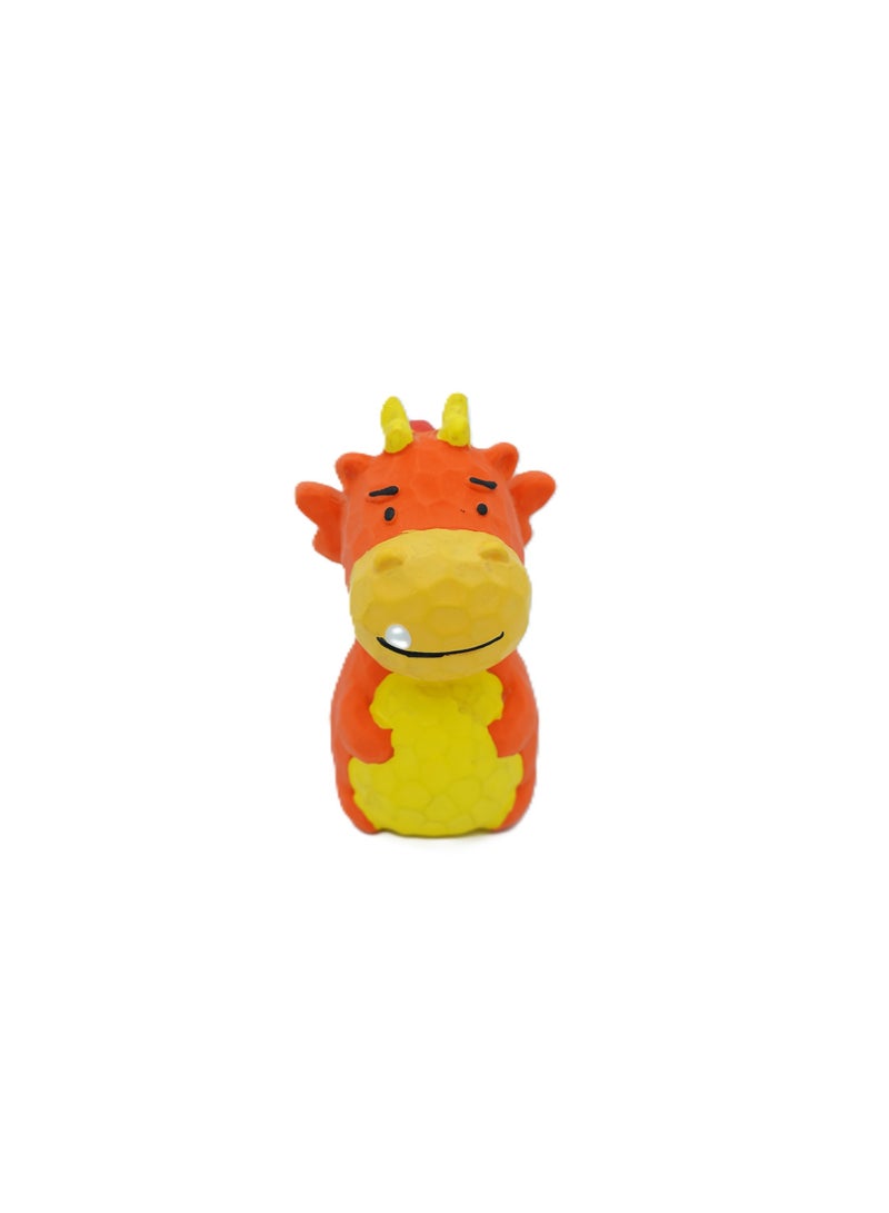 Q Monster Noisy Dragon Squeaky Dog Toy - Durable Chew Toy for Small, Medium & Large Dogs - Fun Interactive Pet Toy with Loud Squeaker, Non-Toxic & Safe for Puppies and Dogs  Noisy Dragon Do
