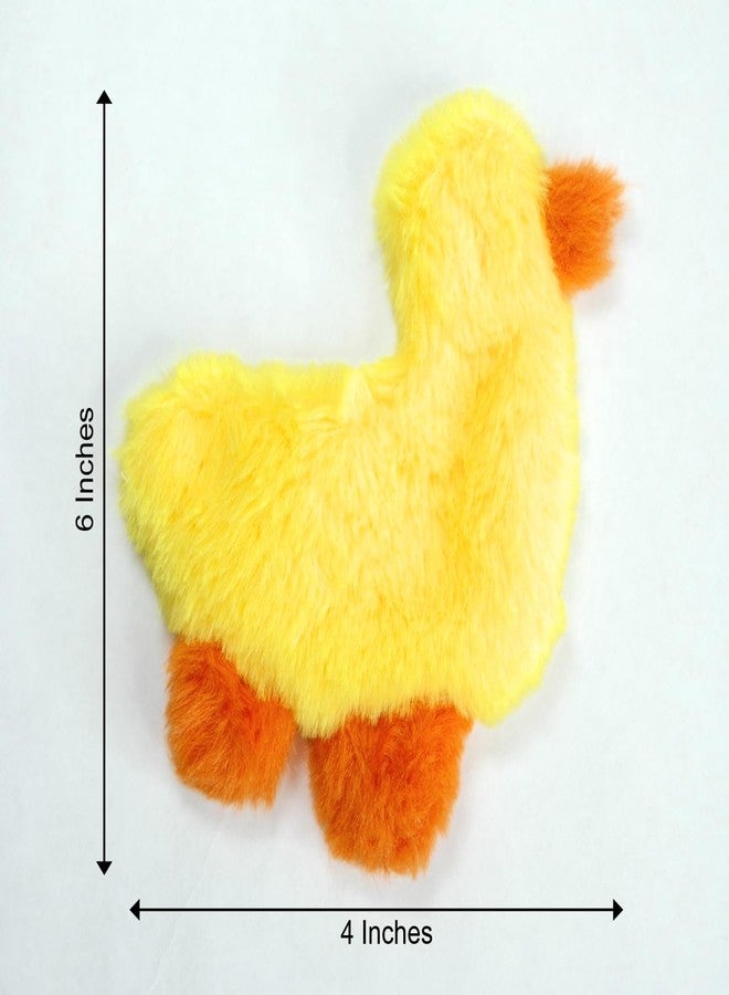 Glory To Dog لعبة بطة صفراء صغيرة جدًا من Glory To Dog TinyToy مصنوعة من القطيفة، غير محشوة. - Image 4