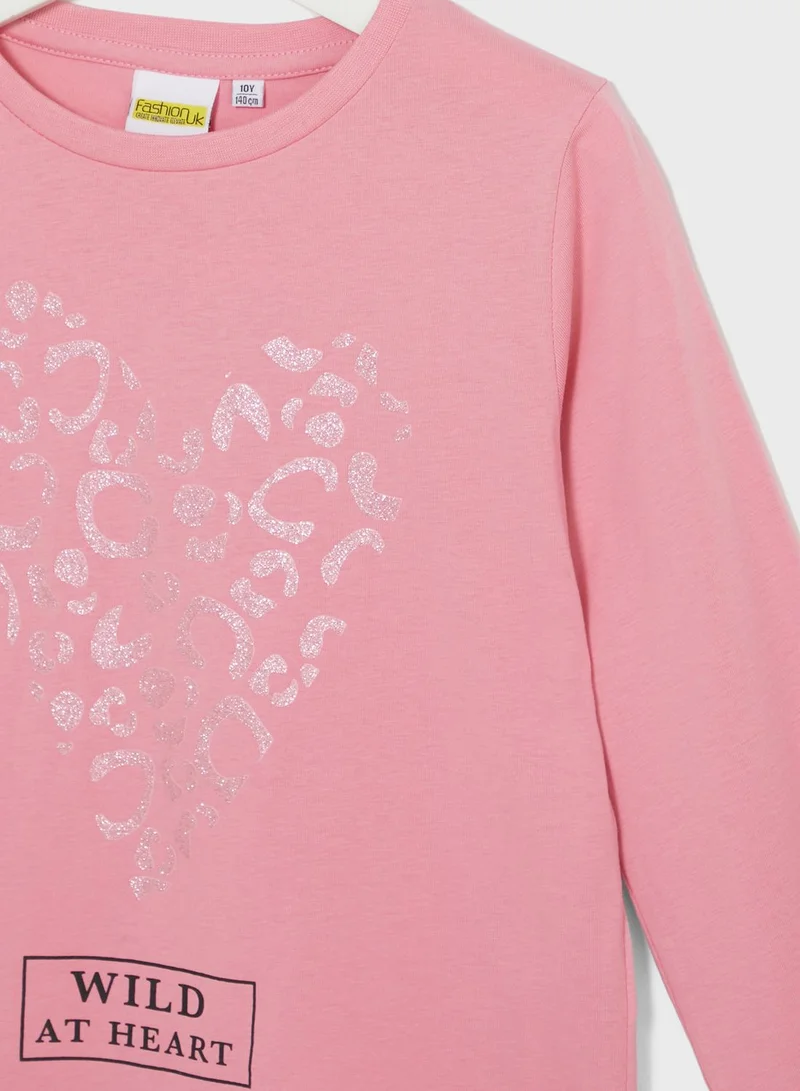 Pinata Girls  Printed Long Sleeve T-Shirt