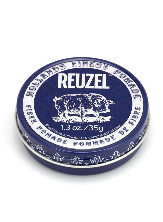 REUZEL Fiber Pomade, Firm and Pliable All Day Hold, Water Soluble Styling, Low Shine and Flake Free, Easy To Wash Out, For All Hair Types - Image 1