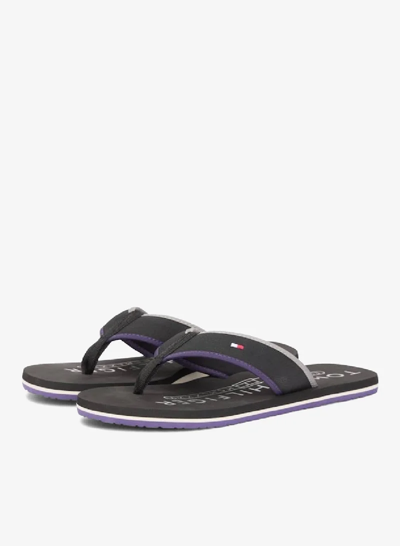 TOMMY HILFIGER Flag Embroidery Flip-Flops