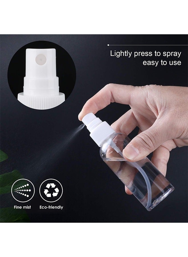 8 Pack Empty Transparent Plastic Fine Mist Spray Bottle 100 ml - Image 4