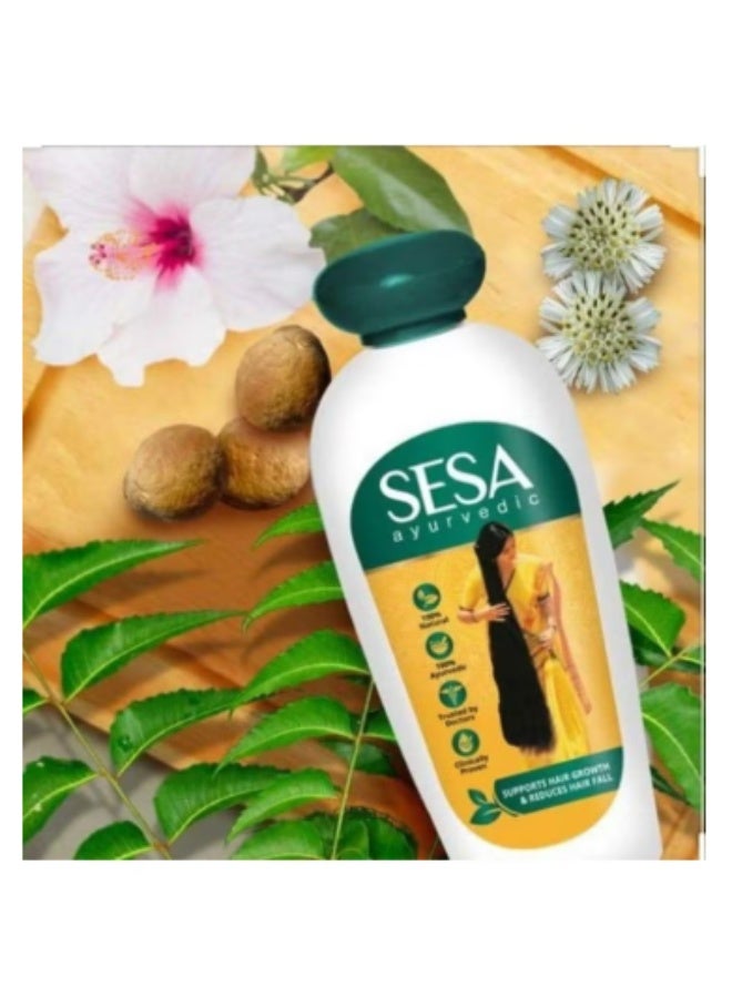 سيسا زيت سيسا الأخضر الأصلي Sesa Oil  لعلاج تساقط الشعر وتطويله وتنعيمه من الجذور حتى الأطراف | 100 مل - Image 2