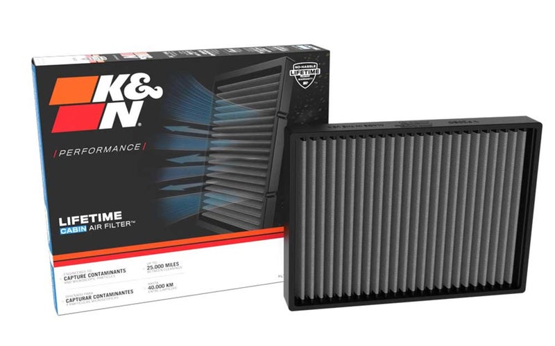 K+N K&N LIFETIME Cabin Air Filter: Premium, Washable, Clean Air for your Cabin: Compatible with 2021-2025 Toyota/Lexus: 4Runner, Land Cruiser, Sequoia, Tundra, Tacoma, GX550, LS500, LX600, VF2080 - Image 1