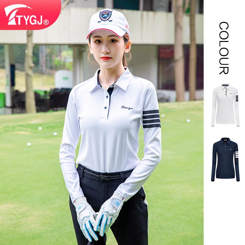 Golf Clothing Women'S T-Shirt Long-Sleeved Korean Women'S Sports Golf Ball Clothes Women'S Quick-Drying Top Clothes - Image 2