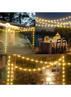 ARNOTEC Outdoor Camping Multi-function Light String, Outdoor Waterproof Lantern Light with Remote Control Timer, USB Charging, 100 LEDs 10m Light String and 6 Lighting Modes for Camping Tent RV Patio Room Festival Decoration  - Image 5
