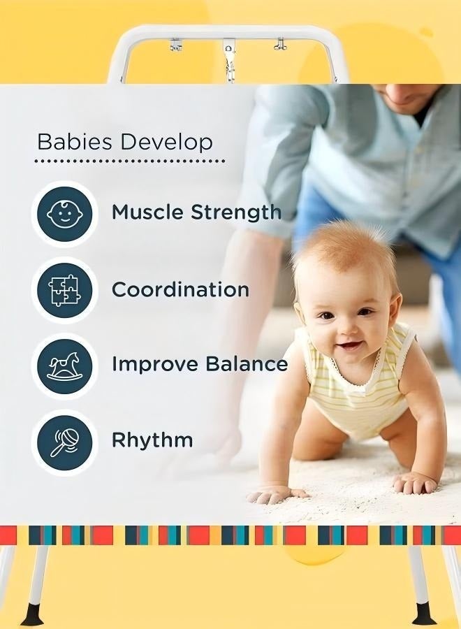 JUNYOUK Baby Jumper And Toddler Swing With Foldable Stand Swing Set And Bouncers For Infant - Image 4