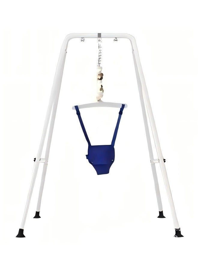 JUNYOUK Baby Jumper And Toddler Swing With Foldable Stand Swing Set And Bouncers For Infant - Image 3