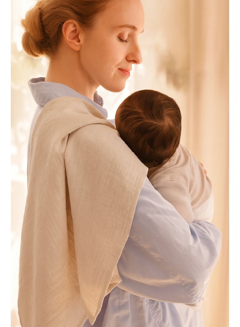 مونبون قماش موسلين عضوي من مونبون، عبوة من قطعتين، 65 × 65 سم - Image 5