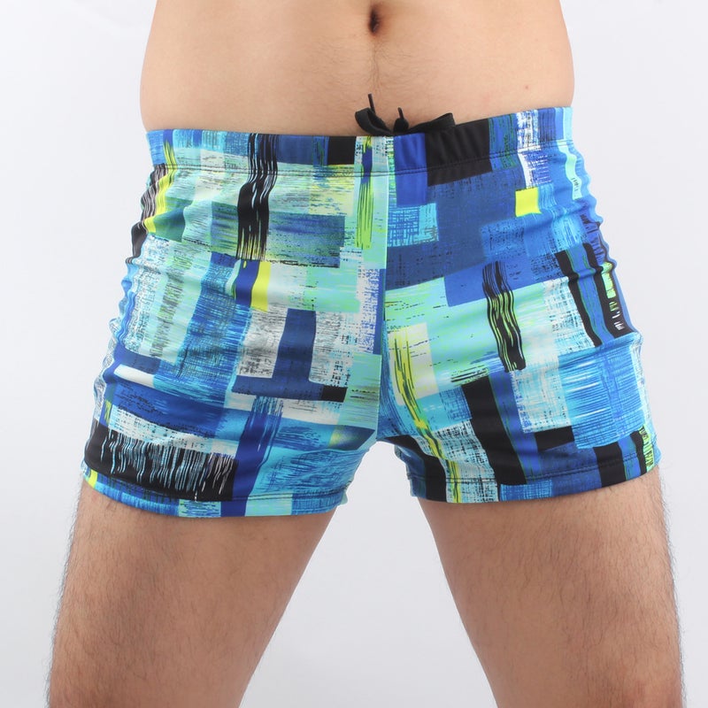 New high quality swimming trunks men''s boxer swimming trunks men''s swimming suit fashion beach pants hot spring swimming equipment - Image 4