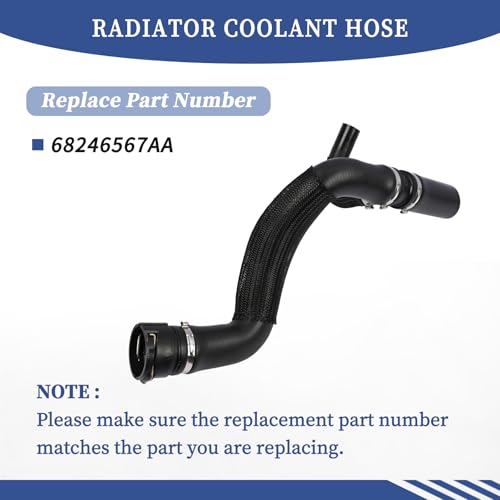 Getfarway خرطوم سائل التبريد من Getfarway متوافق مع جيب رينيغيد 1.3L 2.4L 2015 2016 2017 2018 2019 2020 2021، استبدال 68246567AA - Image 3