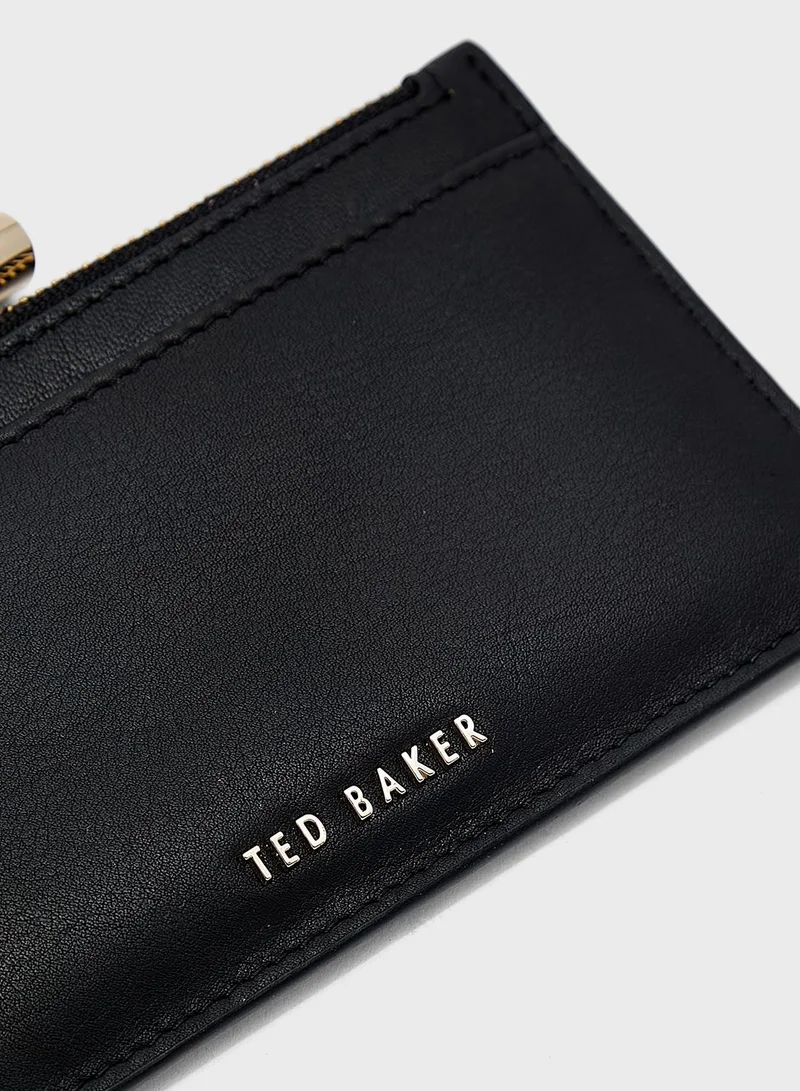 Ted Baker Knotted Detail Zip Card Holder