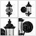 Waldosia 112 Scale Miniature Outdoor Lamp Set LED Lights with Plastic Shade for Dollhouse Diorama Roombox and Book Nook Flickering Light - Image 4