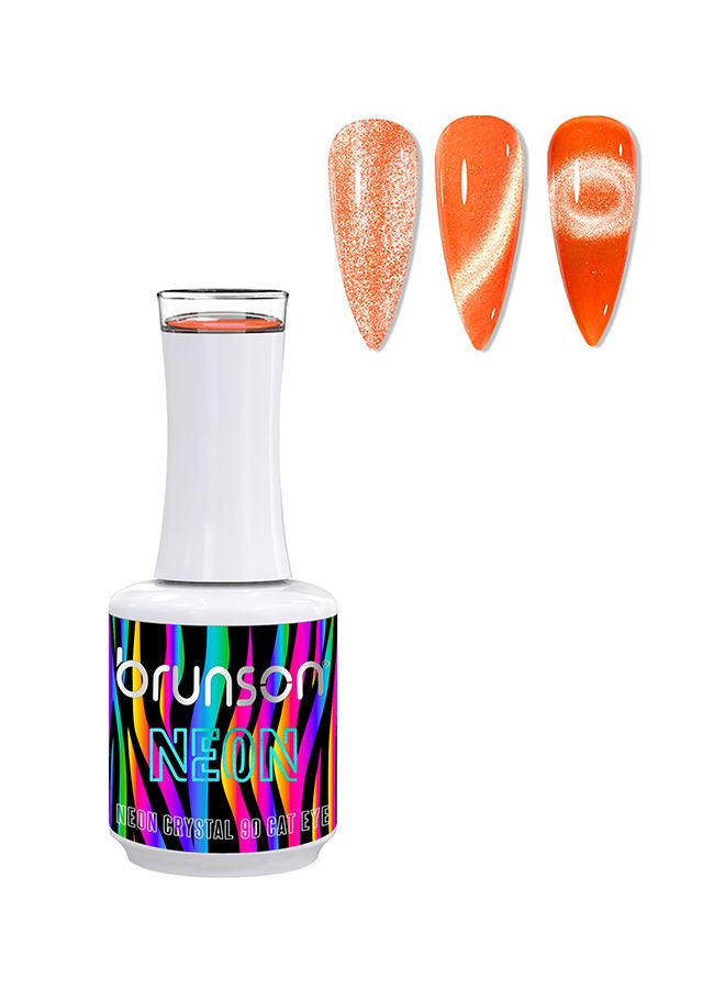 brunson Gel Nail Polish 15ml Neon Crystal 9D Cat Eye Gel Polish Sparkly Diamond Gel Effect Magnetic French Manicure Pedicure Soak Off UV LED Gel Polish Salon Quality Chip Resistant Nail Extensions Nail Art - Image 1