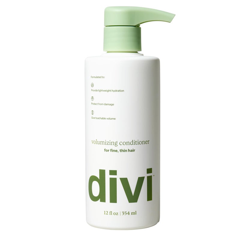 Divi Volumizing Conditioner for Women and Men  Lightweight Volume Conditioner for Fine Hair  Designed to Strengthen and Protect the Hair from Damage 12 Fl Oz