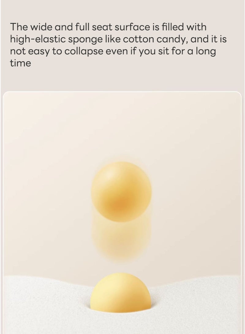 Sharpdo Modern Dressing Table and Makeup Chair for Bedroom, Lambskin Dressing Stool for Master Bedroom 42*50*72CM - Image 3