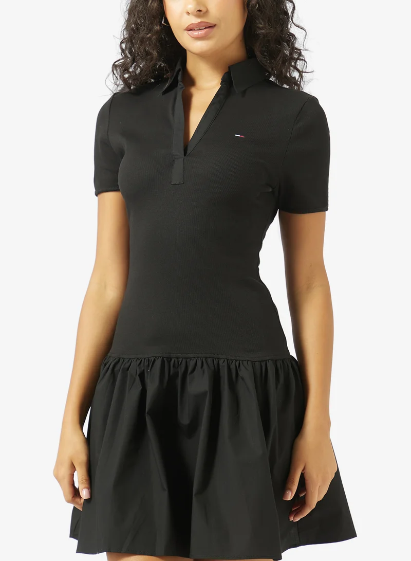 TOMMY JEANS  Casual  Rib Poplin Polo  Ext for Women | Best Price UAE