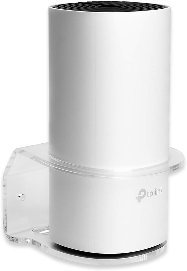 هولاكا حامل الحائط لنظام WiFi الشبكي المنزلي الكامل TP-Link Deco M4/E4/S4/S7/P9، حامل تنظيم الأسلاك لـ Deco M4 بدون أسلاك فوضوية، قوس حائط قوي لـ Deco M4 P9 (عبوتان) - Image 5
