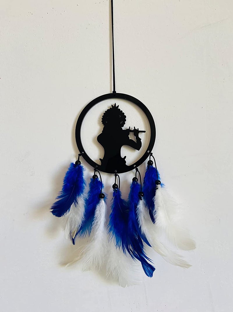 GLNRM Car, Home, Window & Garden for Positive Vibes for Decorative Car Hanging Ornament Dream Catchers (Krishna Dream Catcher) - Image 1