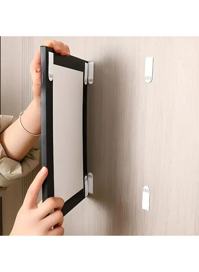 24 Pcs No Punch Double Sided Detachable Hooks Heavy Duty Adhesive Damage Free Removal - Image 4