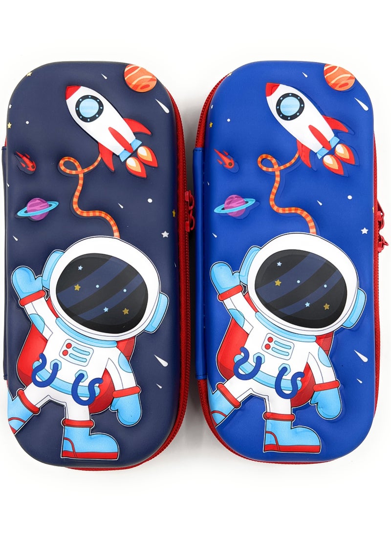 VIO Kids 3D Astronaut Pencil Zipper Case Space Themed Spacious Stationery Storage Perfect Party Favors Great Gift for Children Fun School Supplies Lightweight Organizer Pen Pouch College Boys Girls  - Image 4