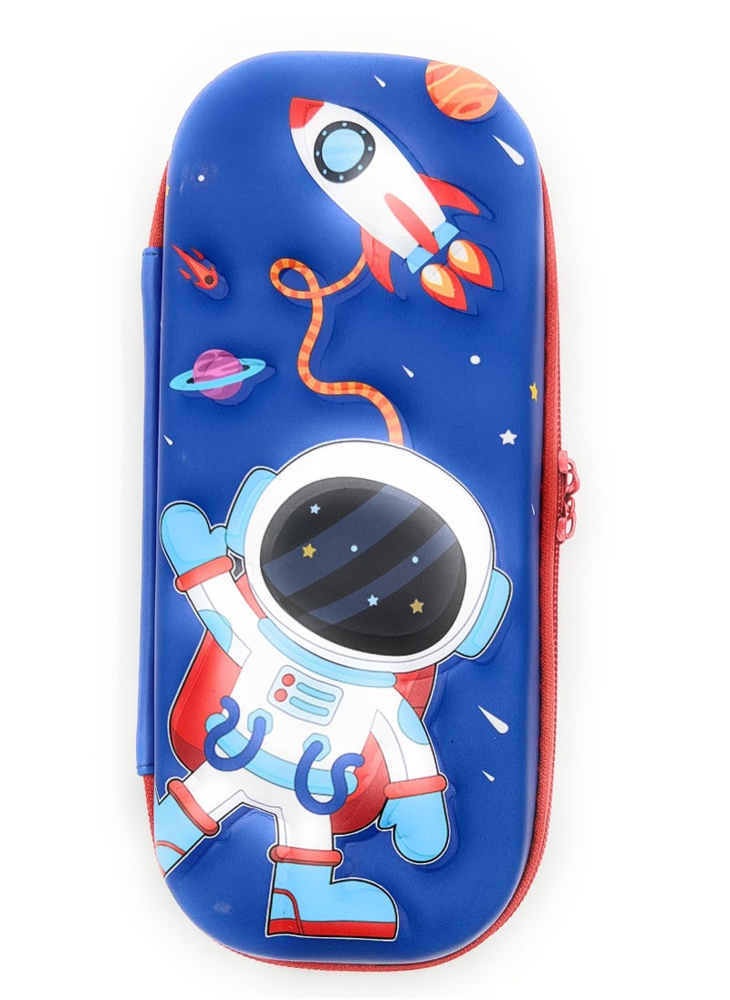 VIO Kids 3D Astronaut Pencil Zipper Case Space Themed Spacious Stationery Storage Perfect Party Favors Great Gift for Children Fun School Supplies Lightweight Organizer Pen Pouch College Boys Girls  - Image 1