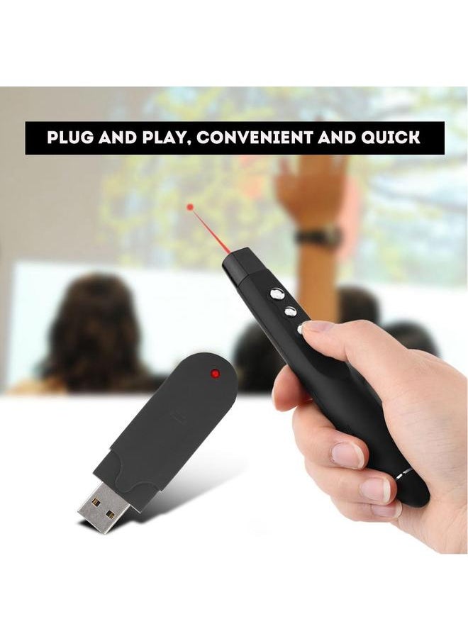 Thoraya Wireless PowerPoint Laser Presenter Remote Control  PPT Laser Pointer Pen USB  - Image 2