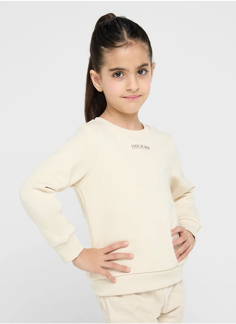 أونلي كيدز Kids Logo Crew Neck Sweatshirt