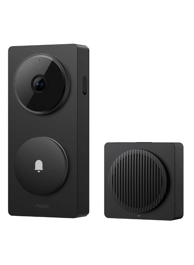 Aqara Smart Video Doorbell G410 Select White Global version, Indoor/Outdoor, 2K Resolution, Face ID, Smart Home Hub, Zigbee 3.0, Thread Border Router, Matter Controller, Battery/Wired Power - Image 1