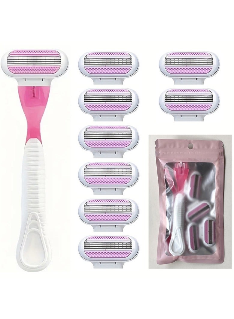 Rozino Women's Manual Epilator, 1 Handle +8 - Image 1