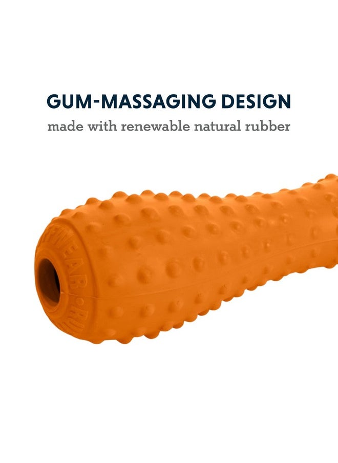 RUFFWEAR Ruffwear, Gourdo Natural Rubber Throw Toy for Dogs with Rope Handle, Campfire Orange, Large  - Image 3